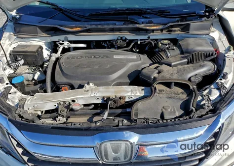 2019 Honda Odyssey Exl z USA, uszkodzony, nr VIN 5FNRL6H75KB110047